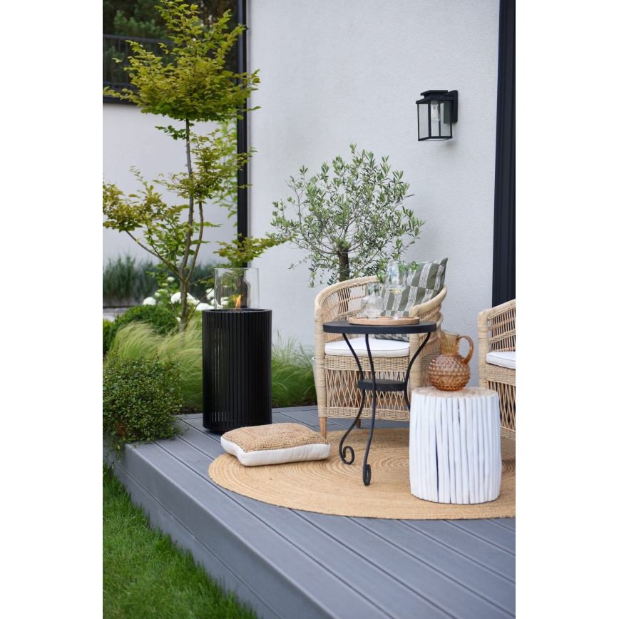 Planika - BIO kamin 87x37,6 cm 2,5kW must + kaitsekate