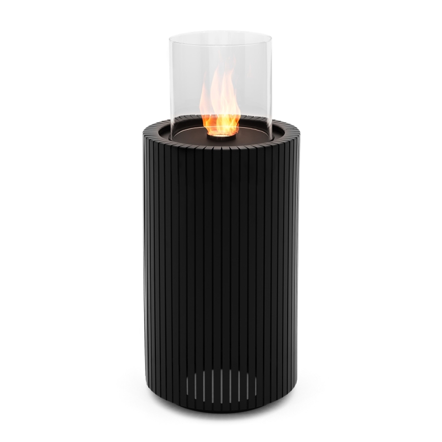 Planika - BIO kamin 87x37,6 cm 2,5kW must + kaitsekate