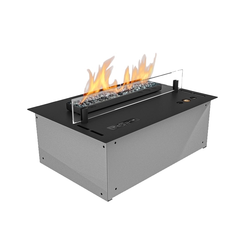 Planika - Sisseehitatud BIO kamin kaugjuhtimispuldiga 19,1x38 cm 2,5kW/230V must