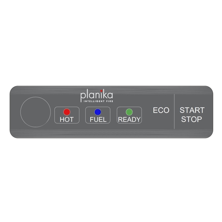 Planika - Sisseehitatud BIO kamin kaugjuhtimispuldiga 19,1x38 cm 2,5kW/230V must