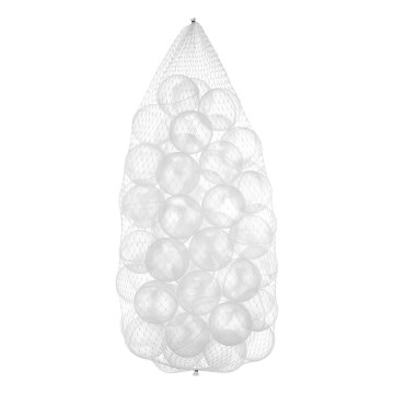 Plastikust mängupallid 50 tk d. 7 cm läbipaistev