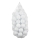 Plastikust mängupallid 50 tk d. 7 cm valge