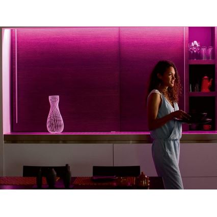 Põhikomplekt - LED RGBW  valgusriba Philips Hue WHITE AND COLOR AMBIANCE 2m LED/20W/230V