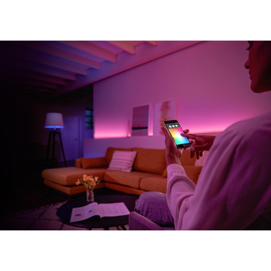 Põhikomplekt Philips Hue WHITE AND COLOR AMIANCE 2xE27/9W/230V 2000-6500K + ühendusseade