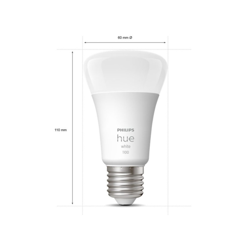 Põhikomplekt Philips Hue WHITE 3xE27/9,5W 2700K + ühendusseade
