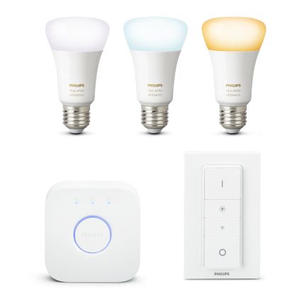 Põhikomplekt Philips Hue WHITE AMBIANCE 3xE27/9,5W/230V