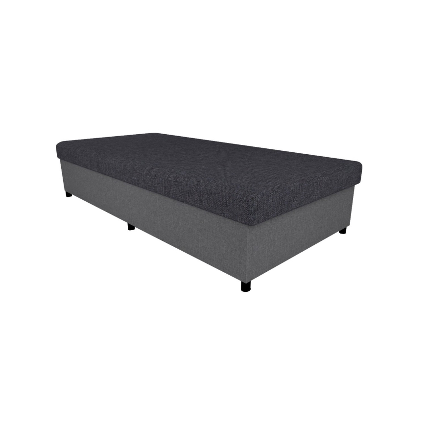 Polsterdatud päevavoodi hoiuruumiga CORY 80x200, hall