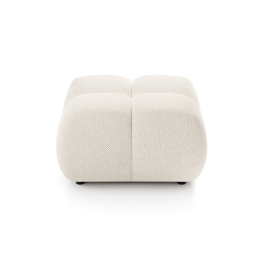 Polsterdatud puf ALMADA 72x72 cm beež
