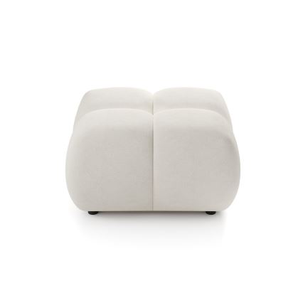 Polsterdatud puf ALMADA 72x72 cm beež