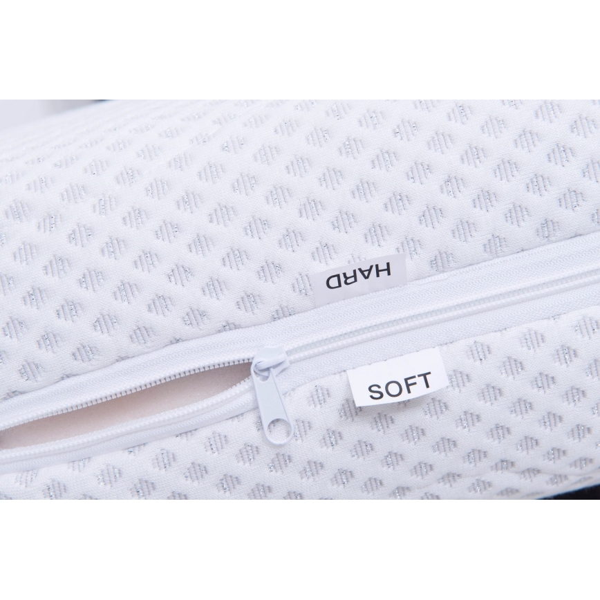 Polsterdatud voodi hoiuruumiga ilma madratsita MARIA ONE 90x200 cm pruun