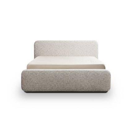 Polsterdatud voodi ilma madratsita LAJLA 180x200 cm, beež