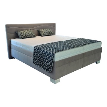 Polsterdatud voodi ilma madratsita WINDSOR 180x200 cm beež