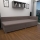 Polsterdatud voodi universaalse voodipeatsiga ja hoiuruumiga AMSTERDAM 90x200 cm beež