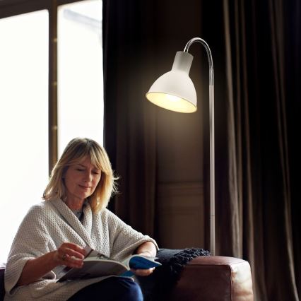 Põrandalamp 1xE27/25W/230V valge