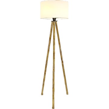 Põrandalamp 1xE27/40W/230V beež/valge