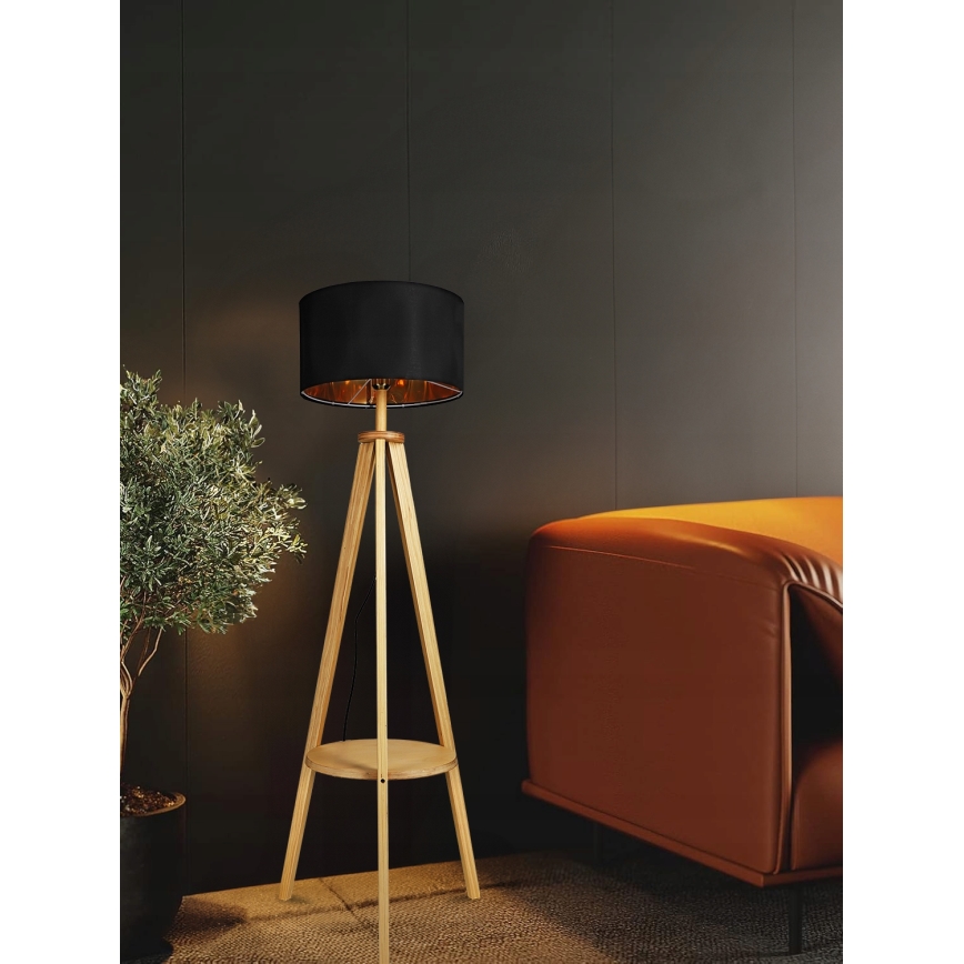 Põrandalamp 1xE27/40W/230V must