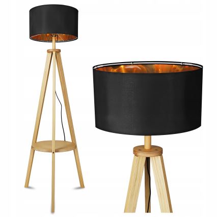 Põrandalamp 1xE27/40W/230V must