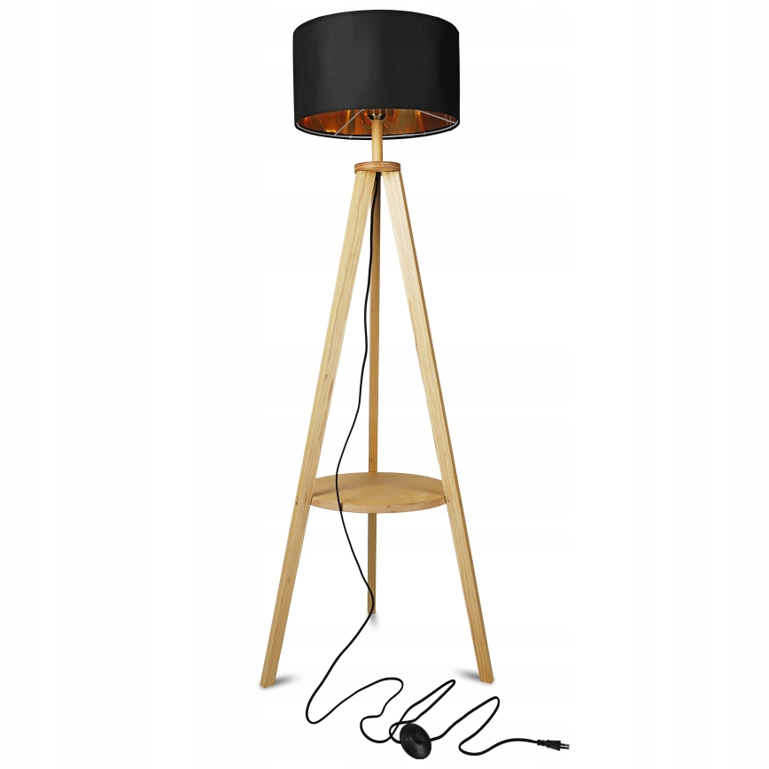 Põrandalamp 1xE27/40W/230V must