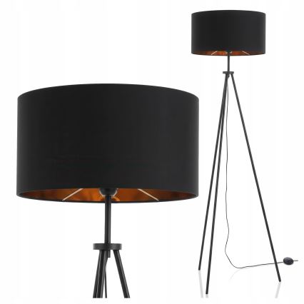 Põrandalamp 1xE27/40W/230V must