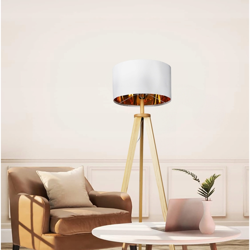 Põrandalamp 1xE27/40W/230V valge