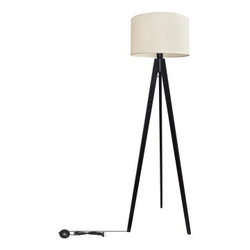 Põrandalamp ALBA 1xE27/15W/230V kreemikas/mänd