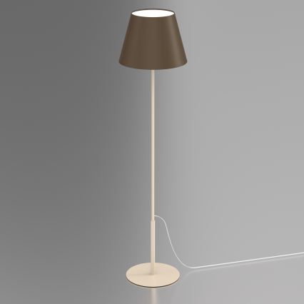 Põrandalamp ARDEN 1xE27/15W/230V beež/pruun