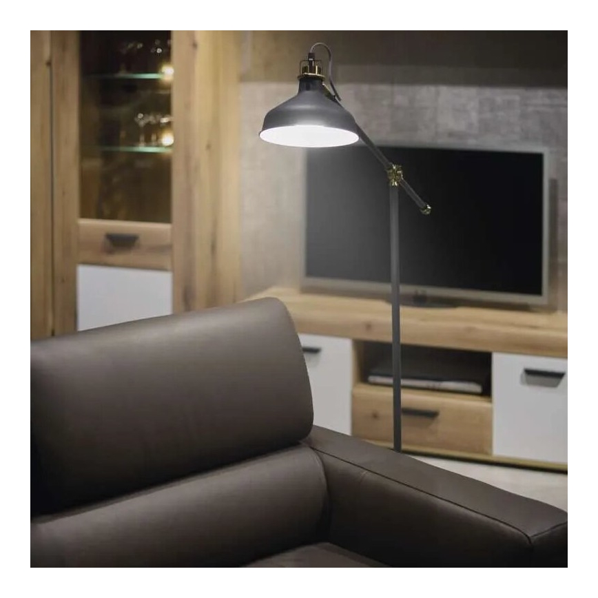 Põrandalamp ARTHUR 1xE27/25W/230V hall