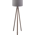 Põrandalamp AYD 1xE27/40W/230V pruun/hall