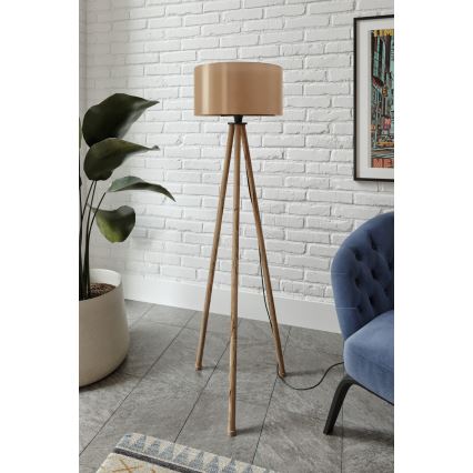 Põrandalamp AYD 1xE27/40W/230V pruun