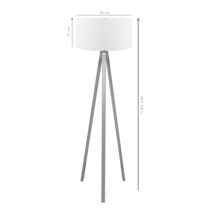 Põrandalamp AYD 1xE27/40W/230V pruun