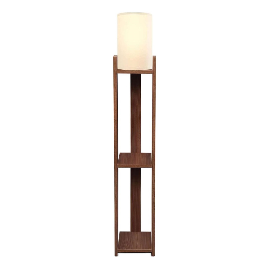 Põrandalamp AYD 1xE27/40W/230V pruun/kreemjas