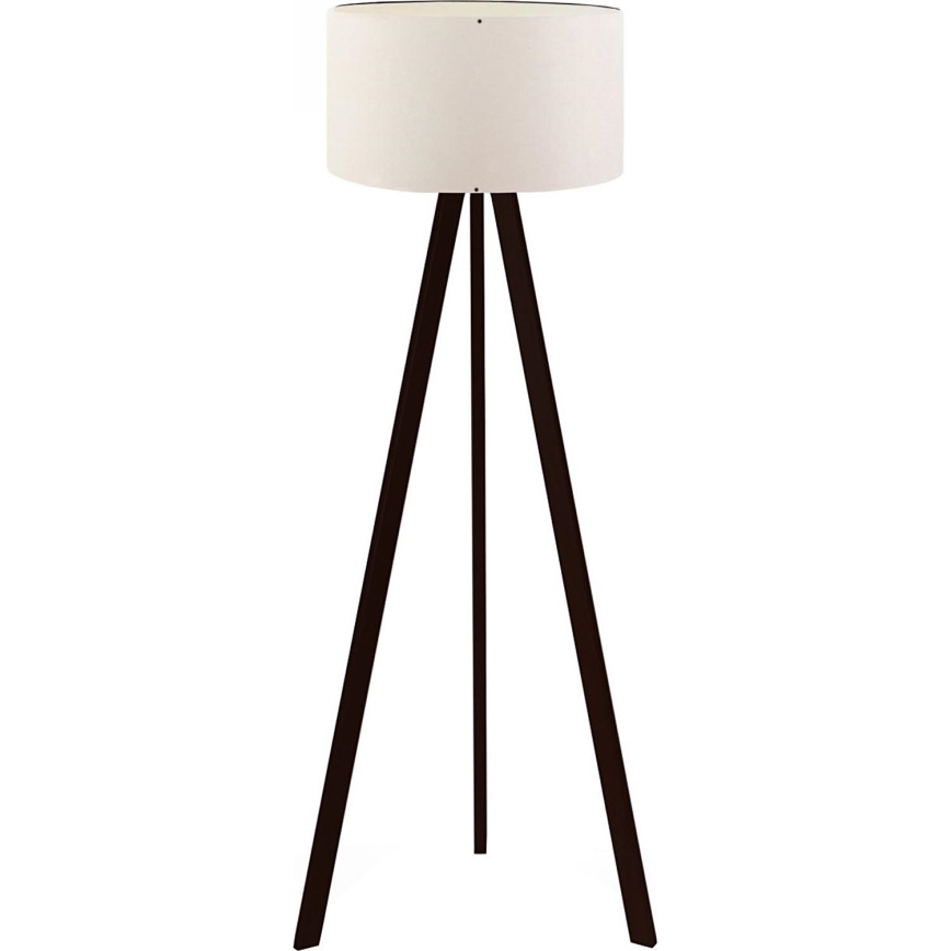 Põrandalamp AYD 1xE27/40W/230V pruun/valge