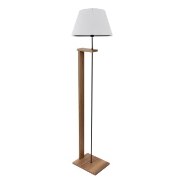 Põrandalamp AYD 1xE27/40W/230V valge/pruun