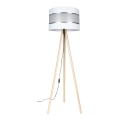 Põrandalamp CORAL 1xE27/60W/230V beež/valge/matt kroom