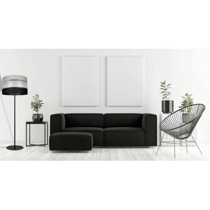 Põrandalamp CORAL 1xE27/60W/230V must/hall