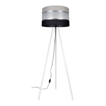 Põrandalamp CORAL 1xE27/60W/230V valge/must/hall/matt kroom