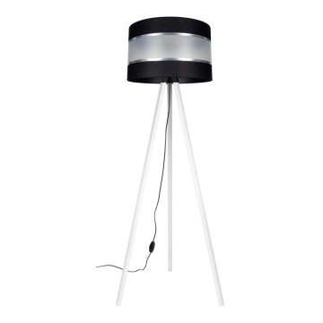Põrandalamp CORAL 1xE27/60W/230V valge/must/matt kroom