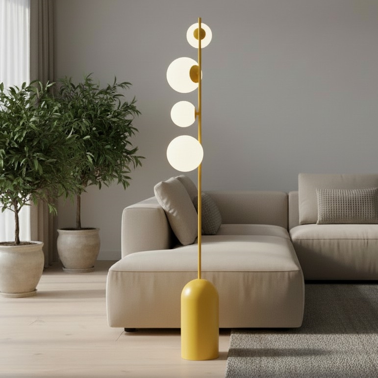 Põrandalamp ETNO 4xG9/8W/230V oranž