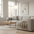 Põrandalamp FLOR 1xE14/10W/230V beež