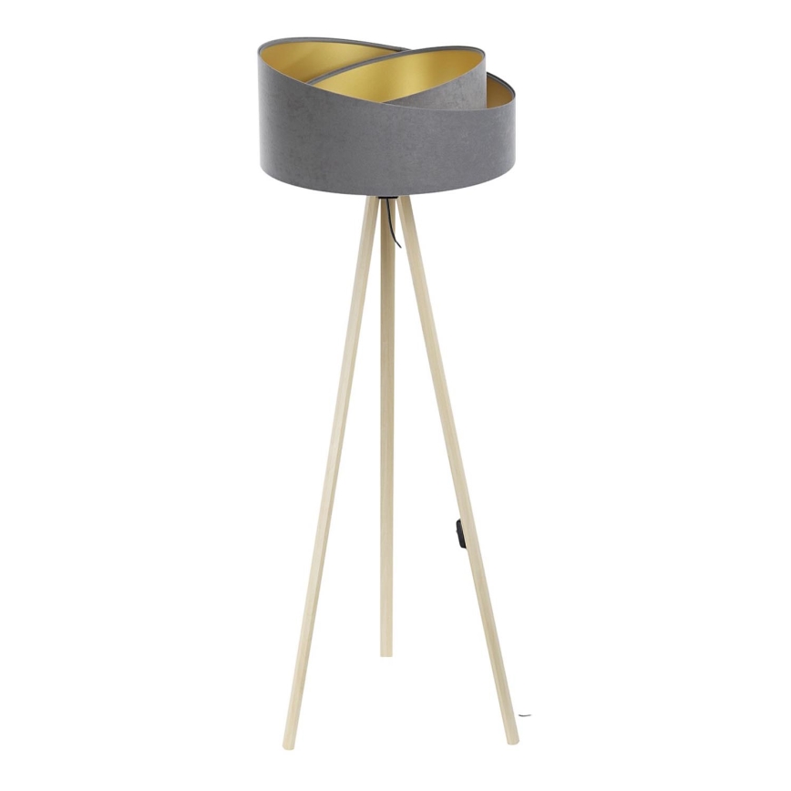 Põrandalamp GALAXY 1xE27/60W/230V hall/beež