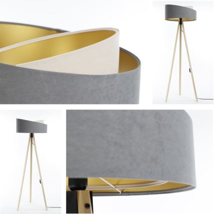 Põrandalamp GALAXY 1xE27/60W/230V hall/beež