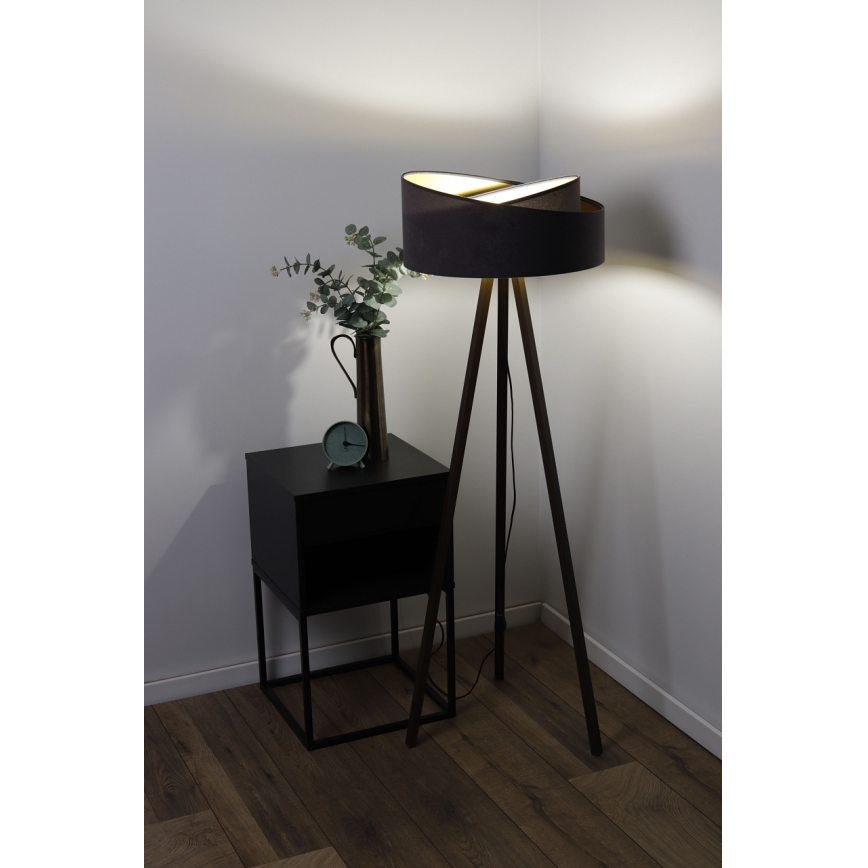 Põrandalamp GALAXY 1xE27/60W/230V hall/venge