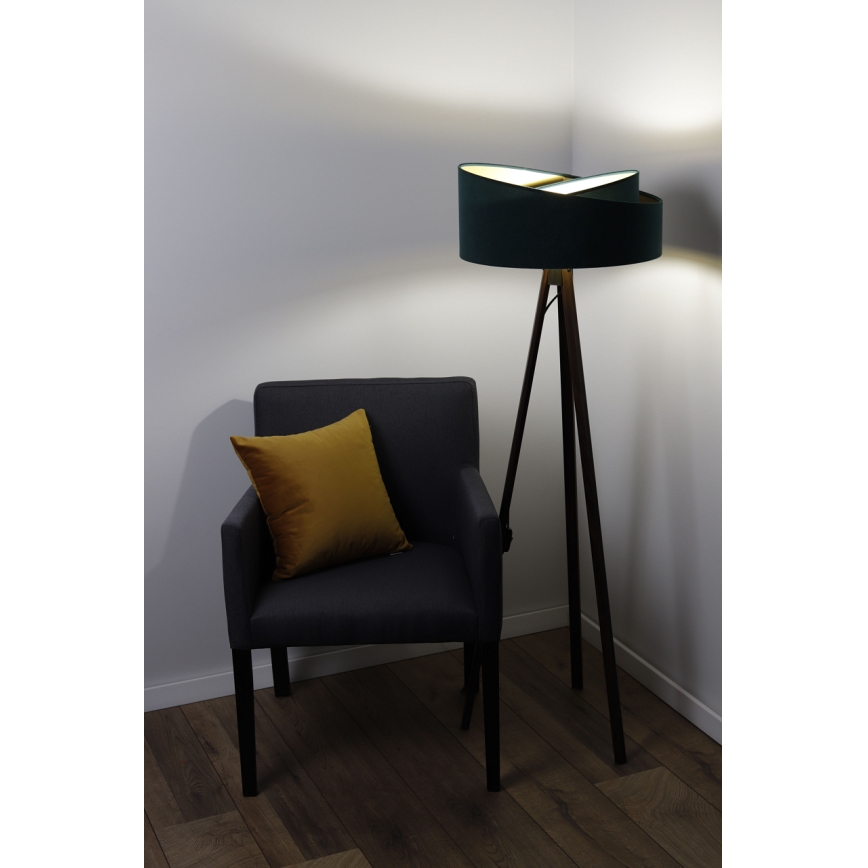 Põrandalamp GALAXY 1xE27/60W/230V roheline/venge