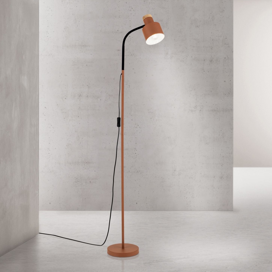 Põrandalamp GILI 1xE27/40W/230V telliskivipunane