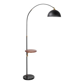Põrandalamp koos lauaga 1xE27/60W/230V must