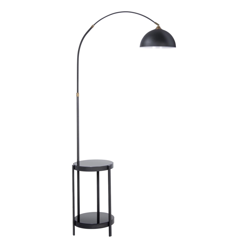 Põrandalamp koos lauaga 1xE27/60W/230V must