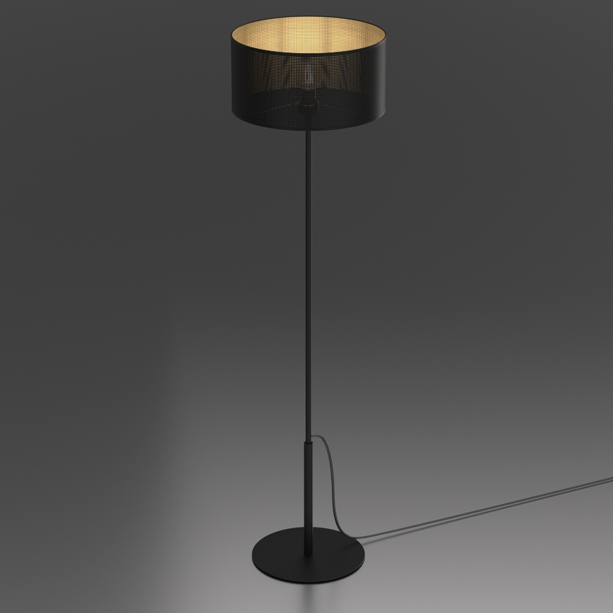 Põrandalamp LOFT SHADE 1xE27/60W/230V must/kuldne
