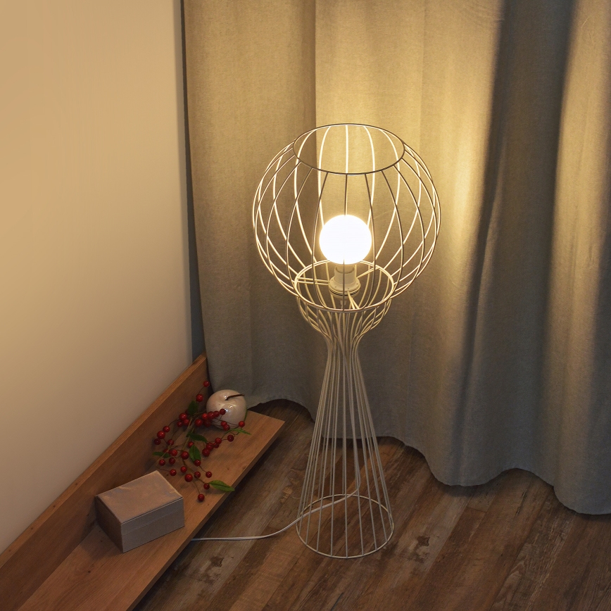 Põrandalamp MERCURE 1xE27/15W/230V kreemjas