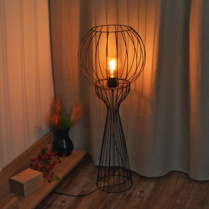 Põrandalamp MERCURE 1xE27/15W/230V must