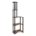 Põrandalamp riiulitega 1xE27/40W/230V 140 cm must/pruun